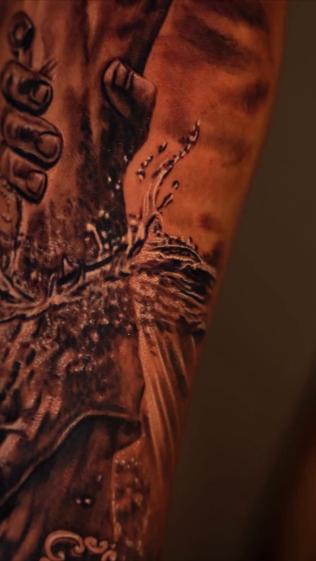 Tattoo by @obsidianinkstudio — realism, black_and_grey