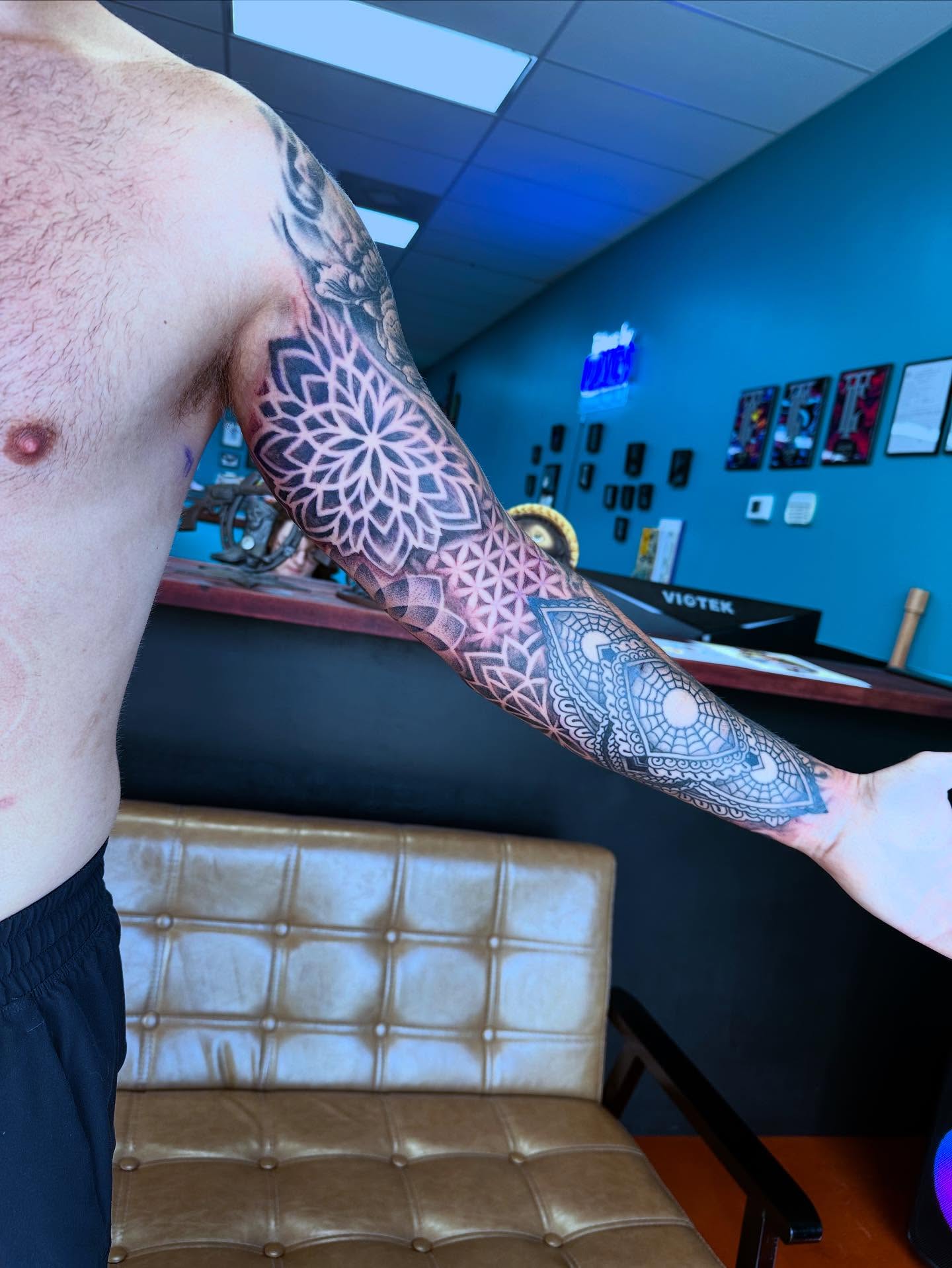 Tattoo by @tattoos_near_me — geometric