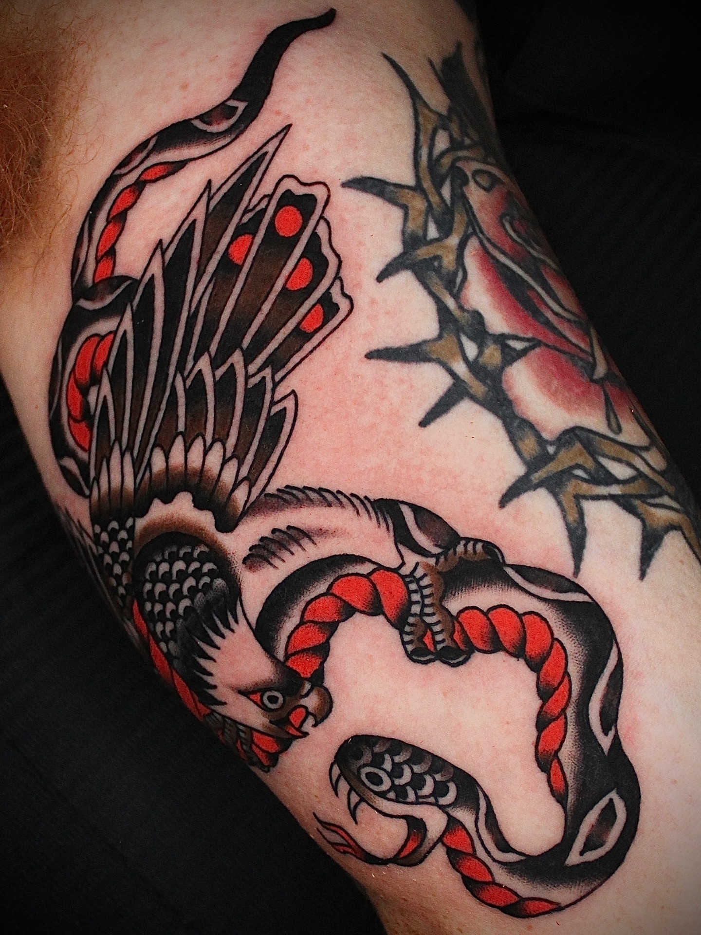 Tattoo by @dustinstemen โ american_traditional