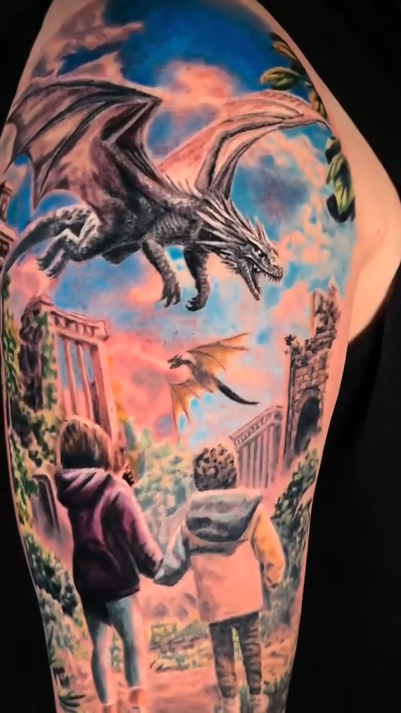 Tattoo by @avagracetattoos — realism, japanese_irezumi