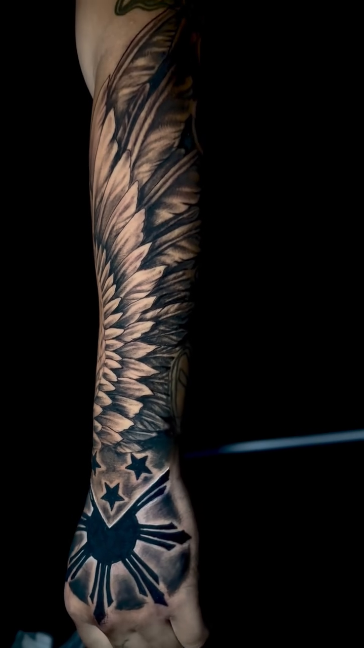 Tattoo by @benzo_ink — black_and_grey, realism