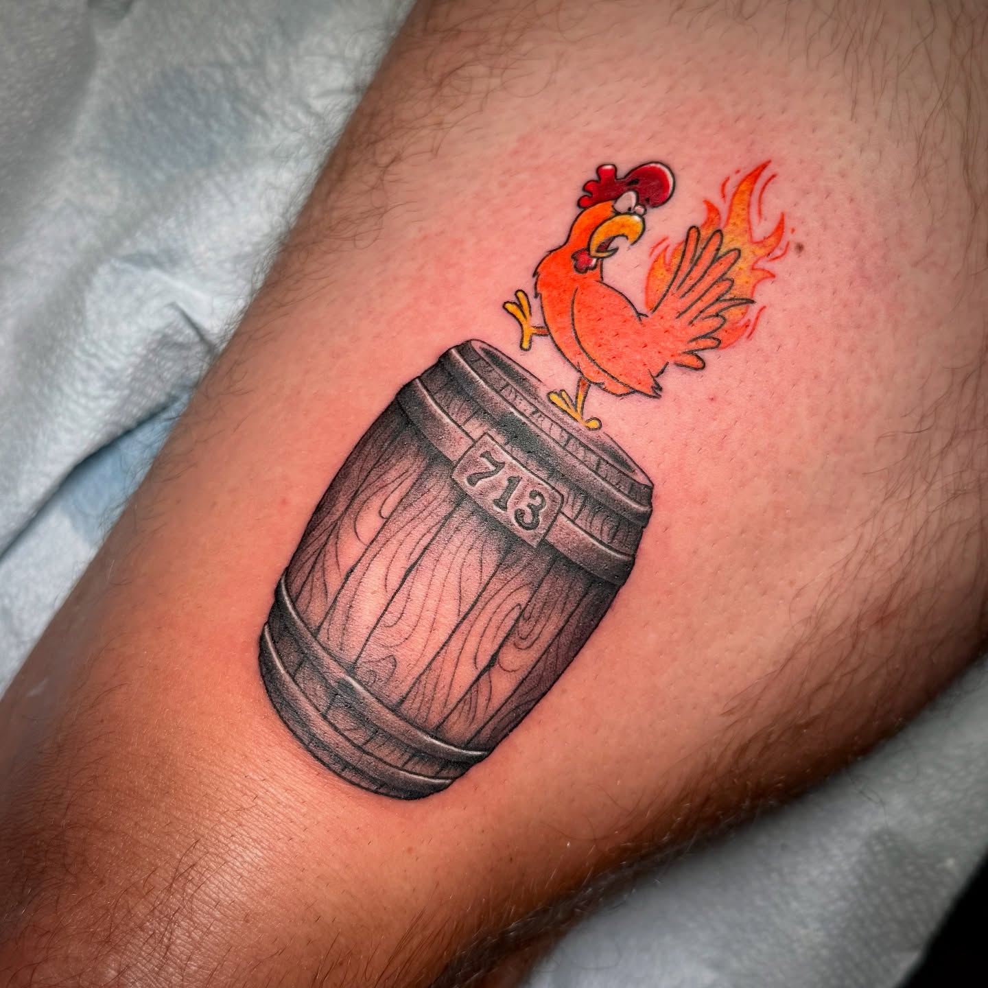 Tattoo by @guillermocrxzart — american_traditional