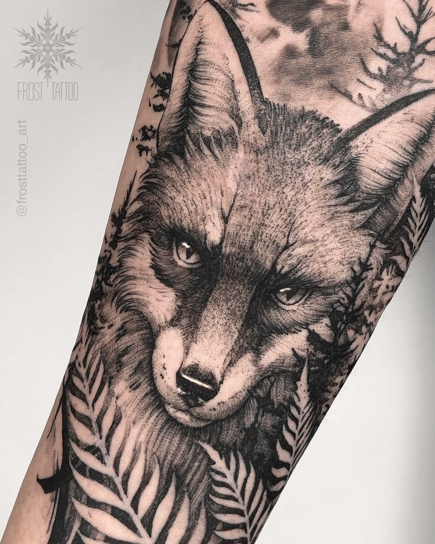 Tattoo by @frosttattoo_art — realism, black_and_grey