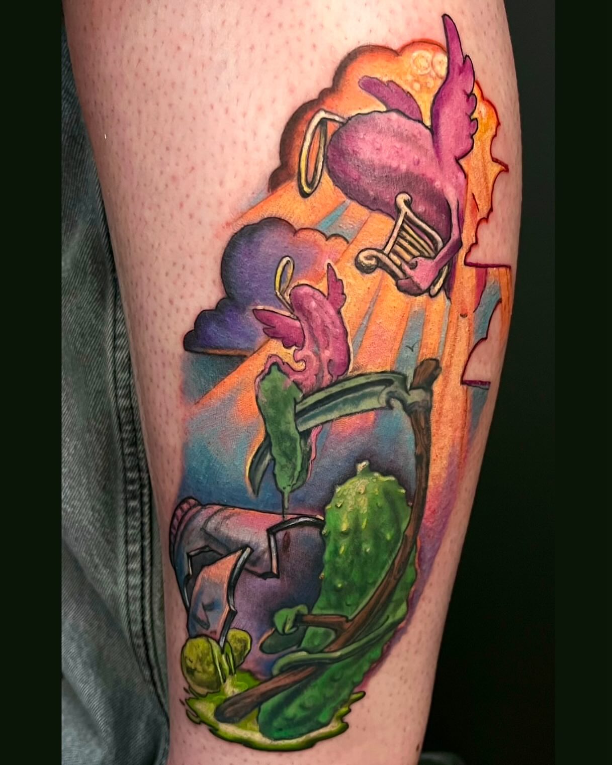 Tattoo by @maximiliantattoo — new_school, illustrative