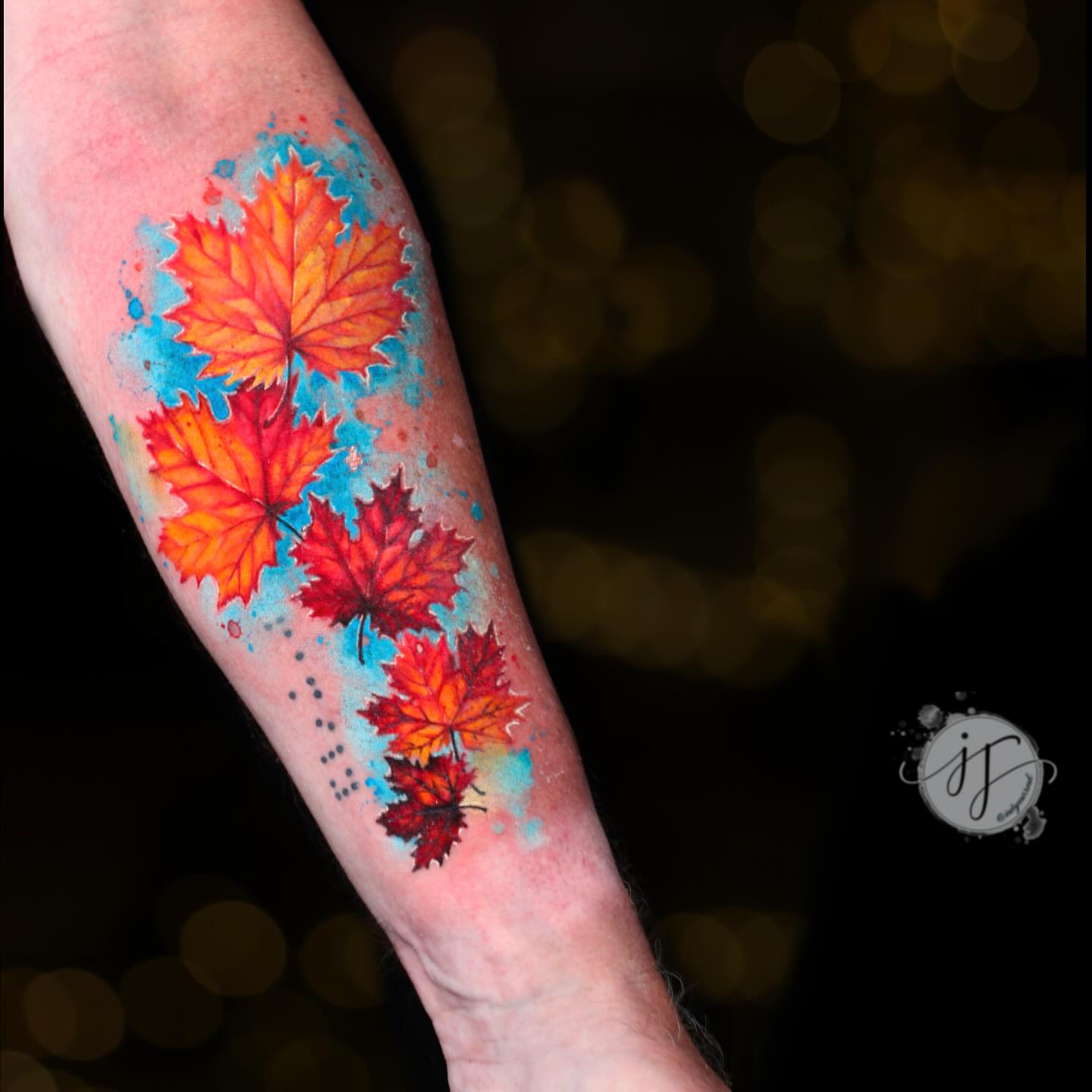 Tattoo by @inkyoursoul — watercolor