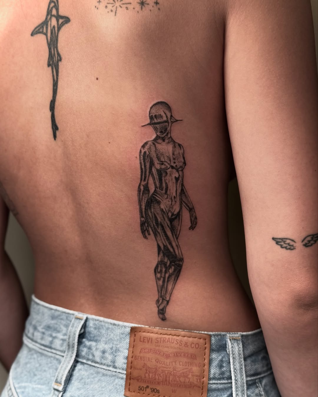 Tattoo by @katelumos — black_and_grey, realism