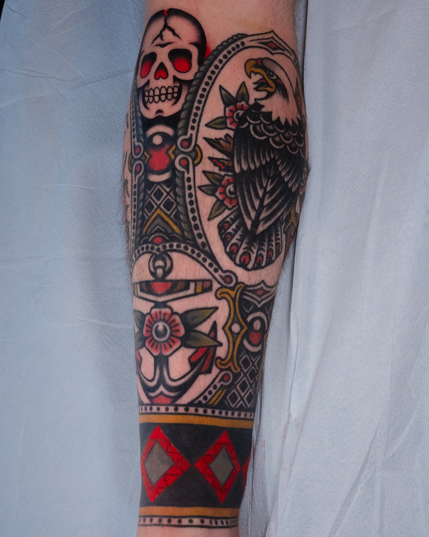 Tattoo by @adamjacksontattoos — american_traditional