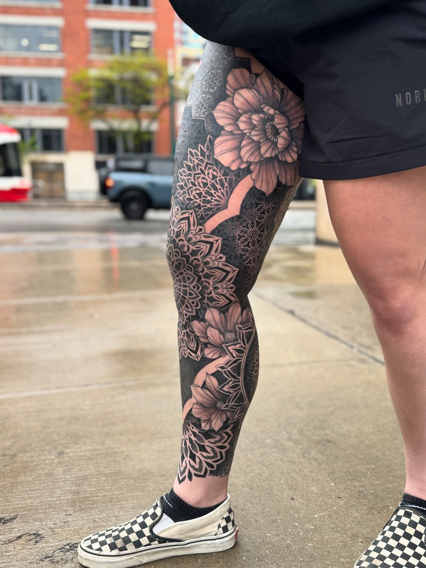 Tattoo by @fleur.tattoos — black_and_grey