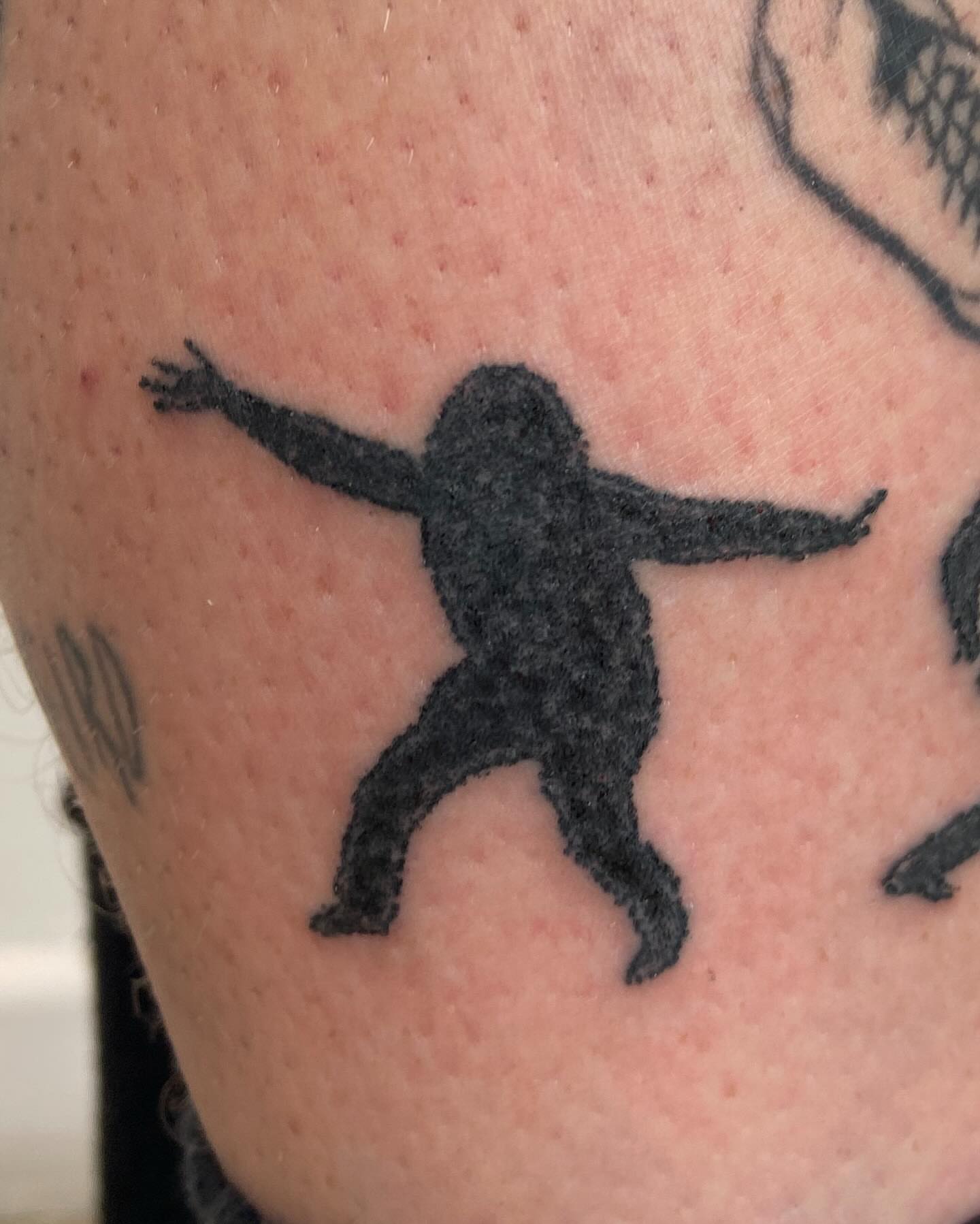 Tattoo by @deadboypokes — black_and_grey