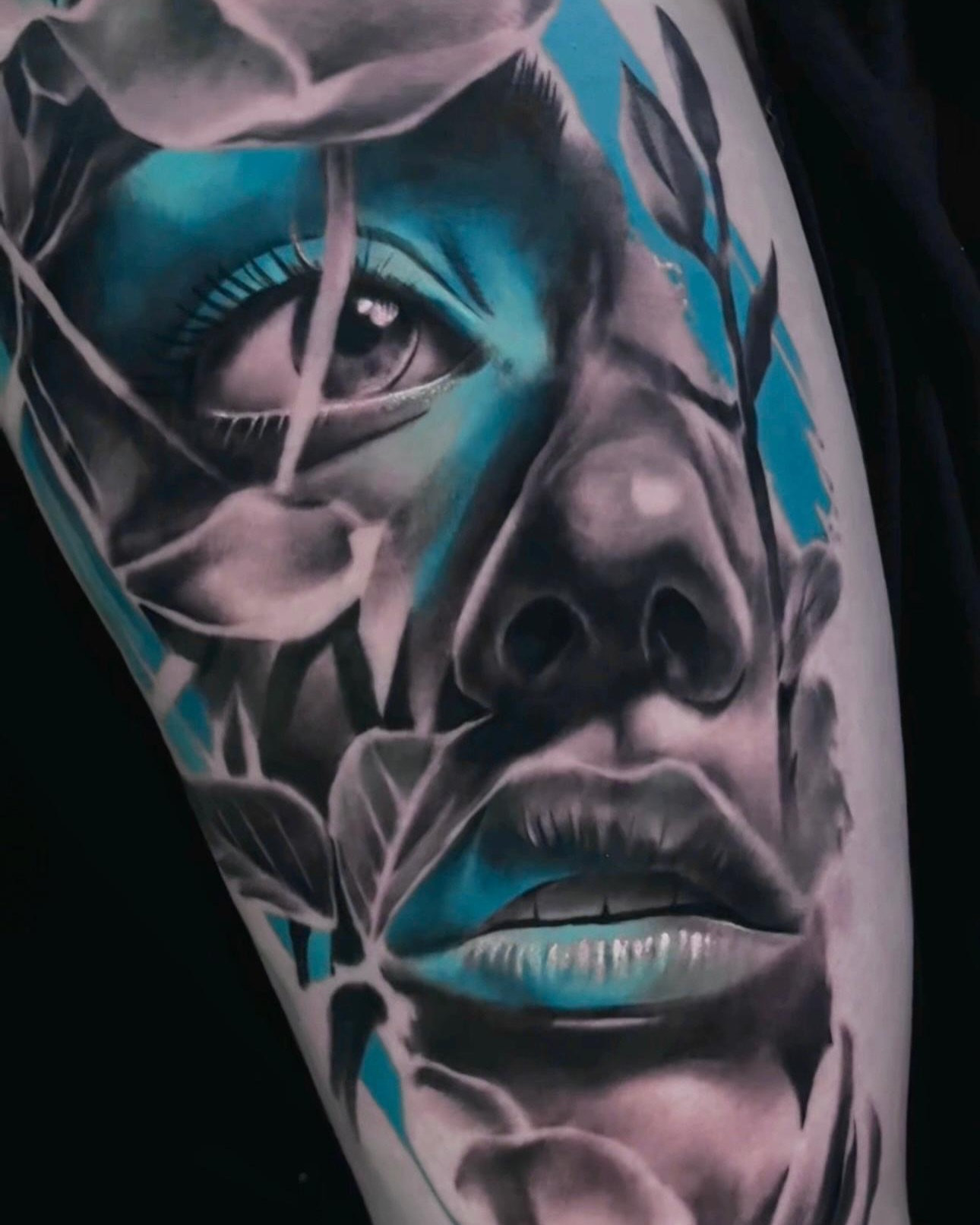 Tattoo by @molinatattoo — realism, dark_realism