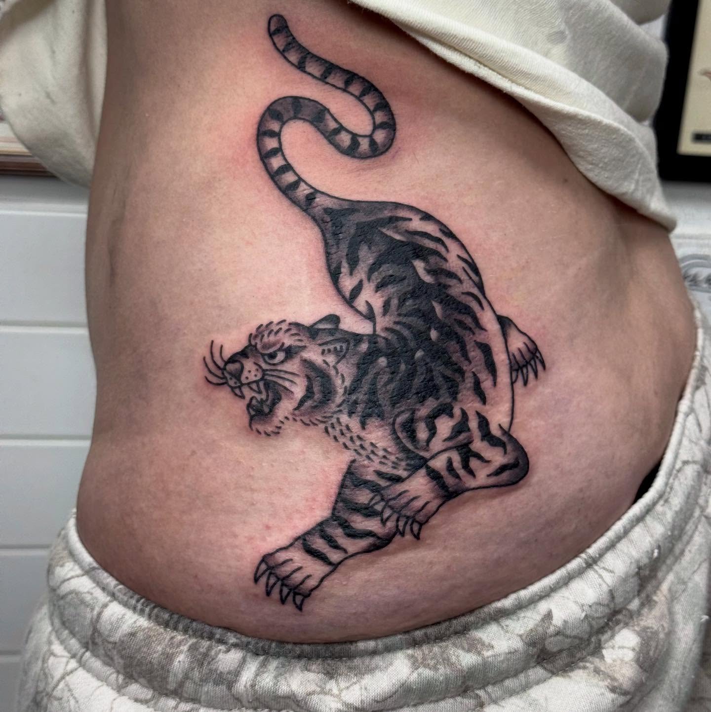 Tattoo by @kurtischappell — black_and_grey