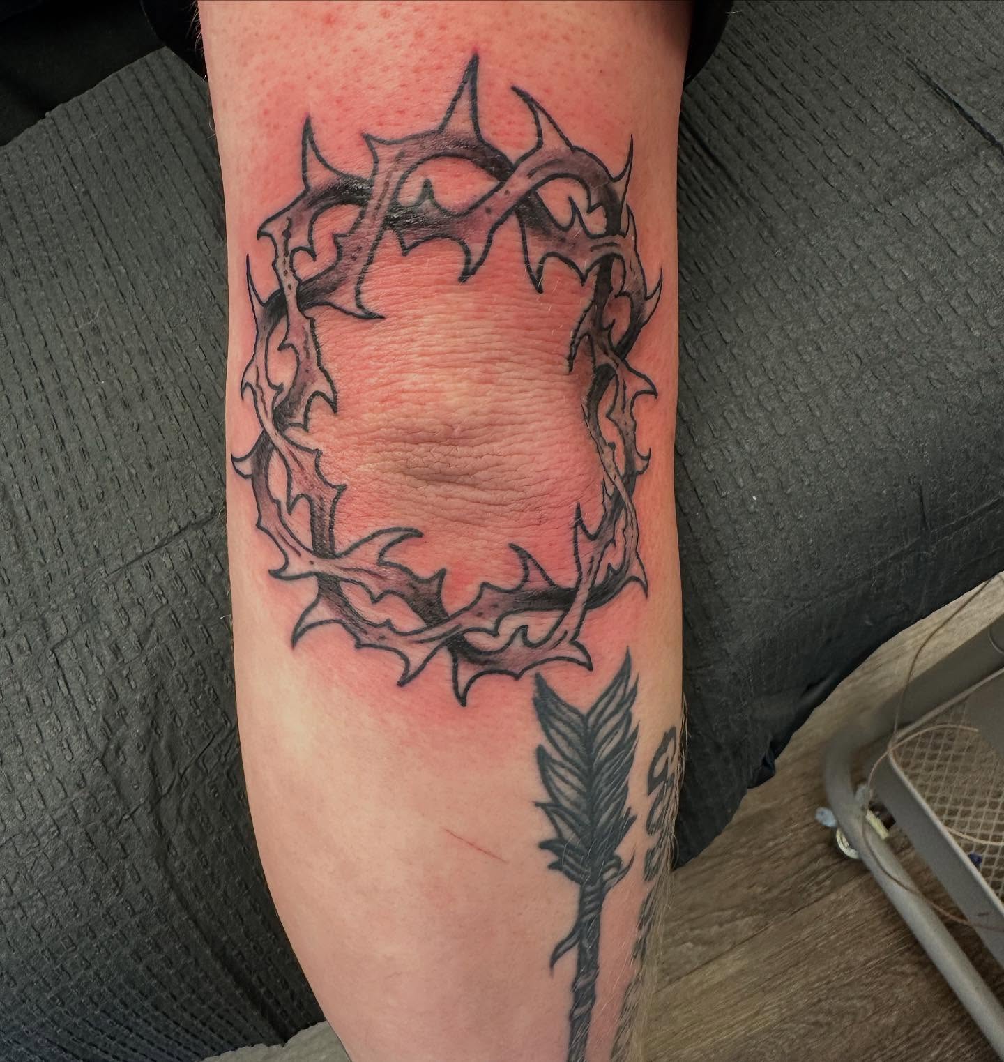 Tattoo by @timjewelltattooer — black_and_grey