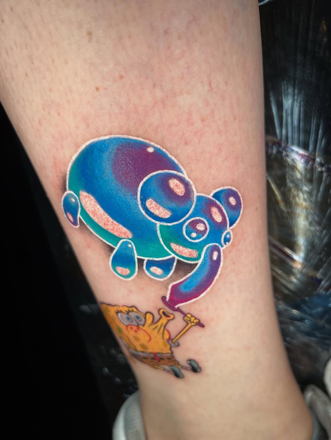 Tattoo by @gameboycolortattoos — new_school, anime