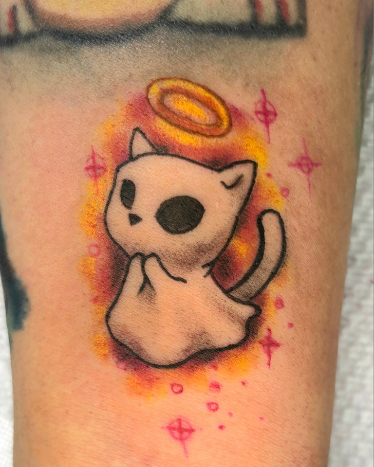 Tattoo by @siekay — dotwork