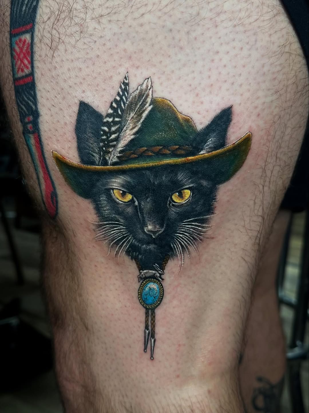 Tattoo by @bogwitchtattoos โ realism, black_and_grey