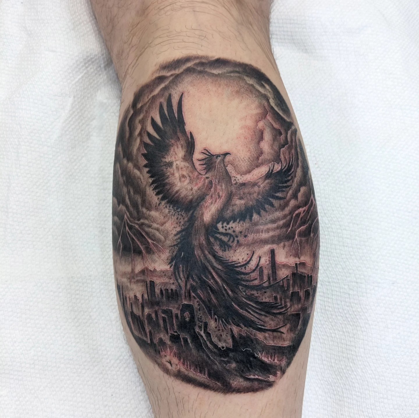 Tattoo by @infinite_enigma — black_and_grey, realism