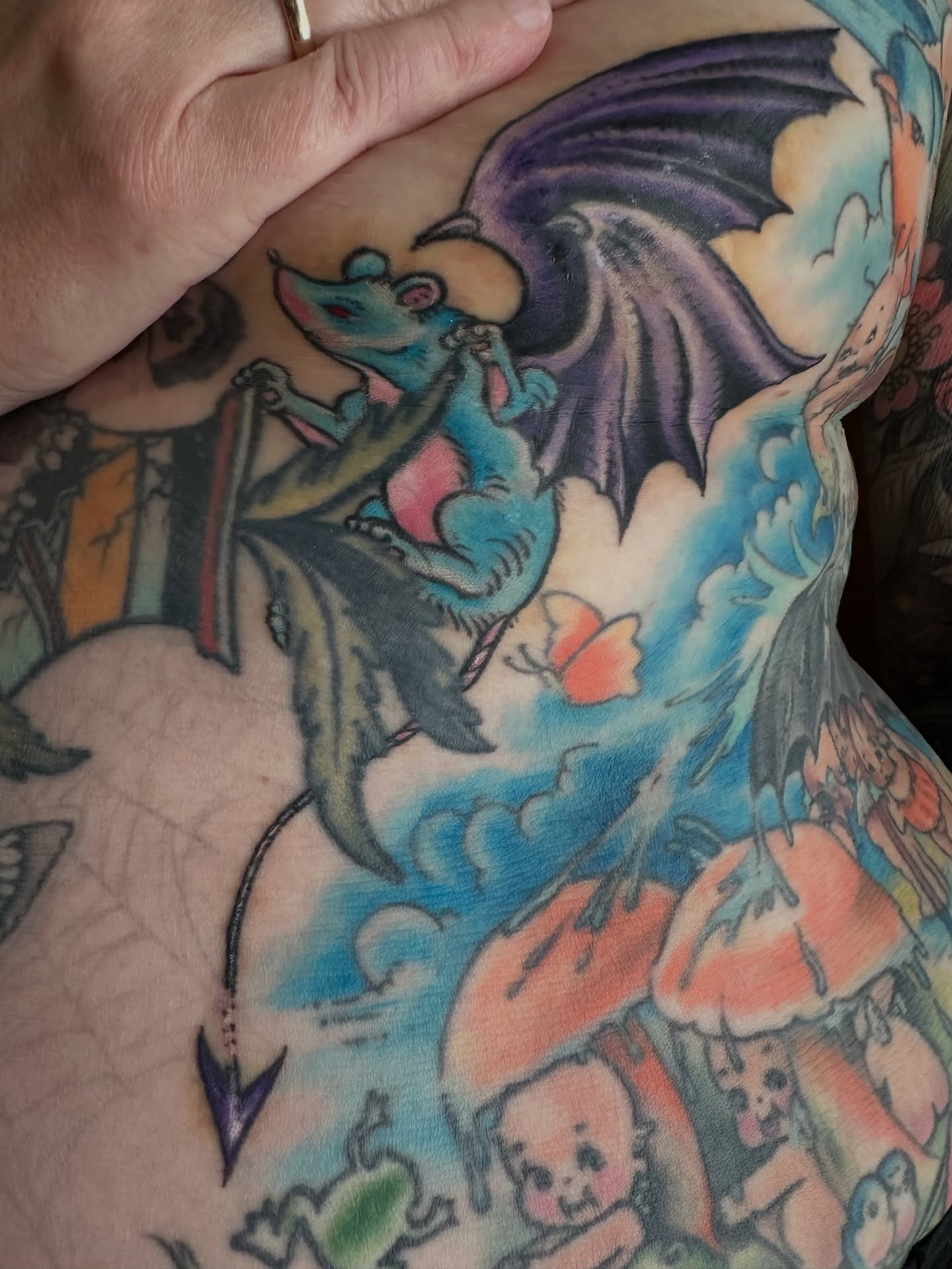Tattoo by @electricunicorn — new_school, illustrative