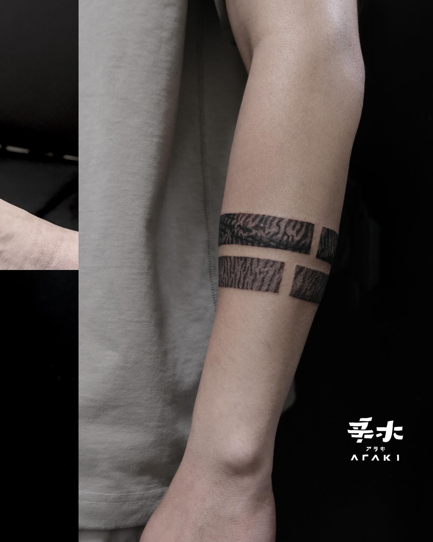 Tattoo by @araki_tattoo — black_and_grey
