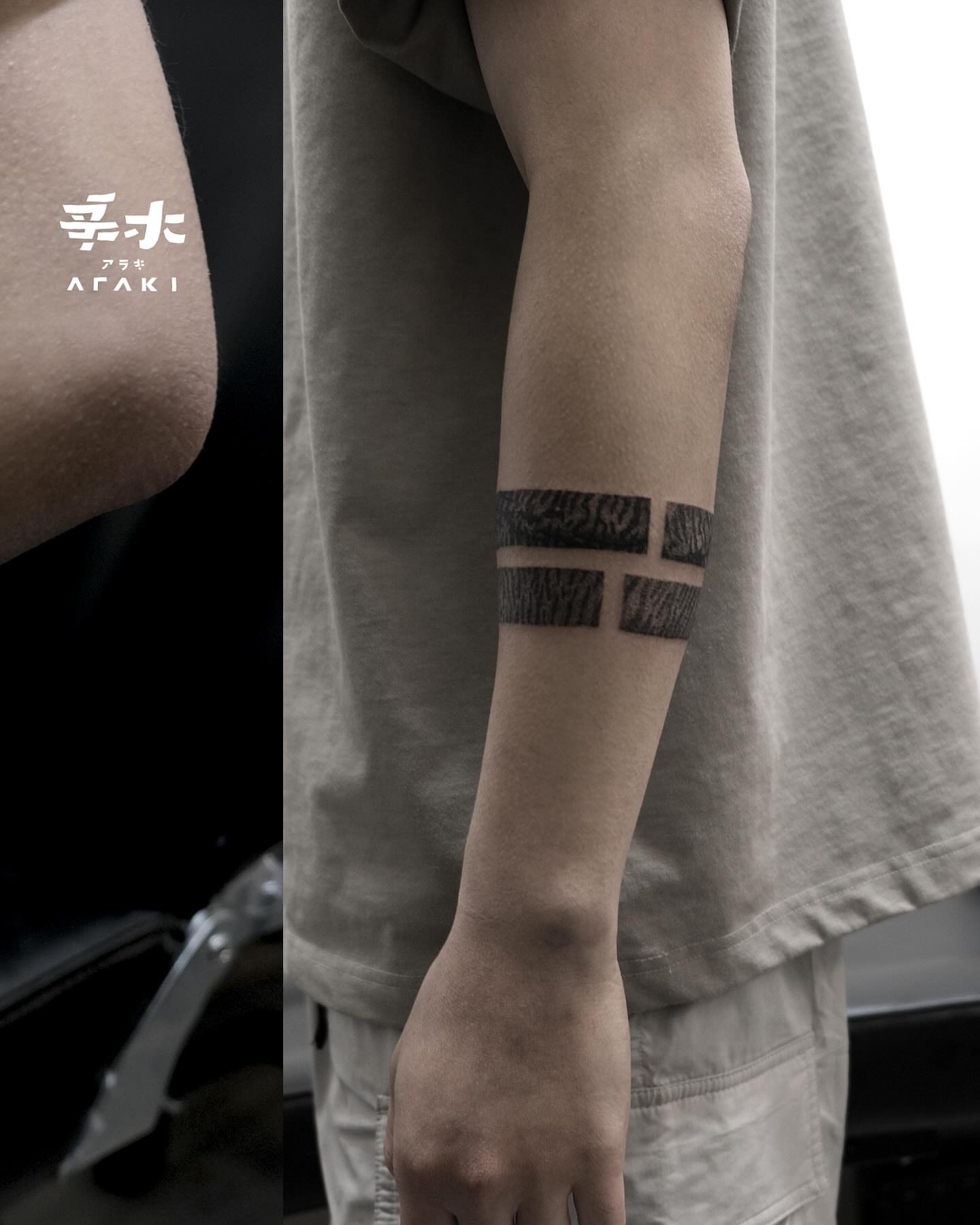 Tattoo by @araki_tattoo — black_and_grey