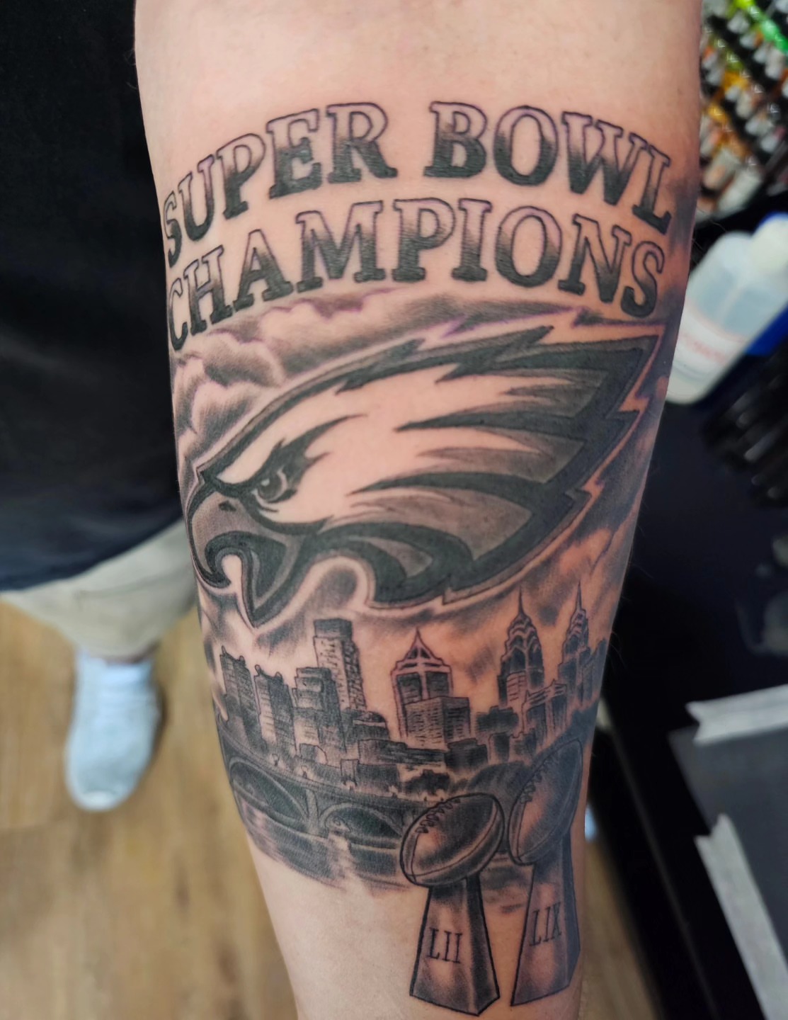 Tattoo by @billwhitejrtattoos — black_and_grey