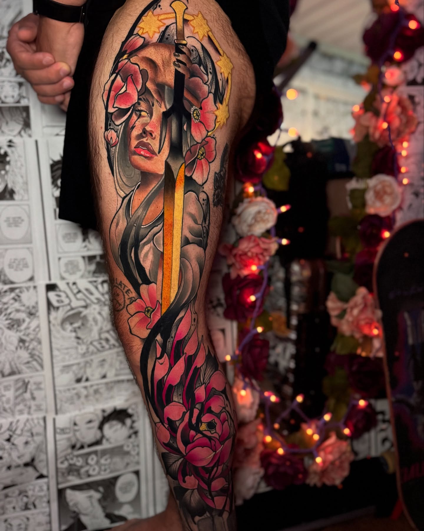 Tattoo by @shortyadtrtattoos β american_traditional, dotwork