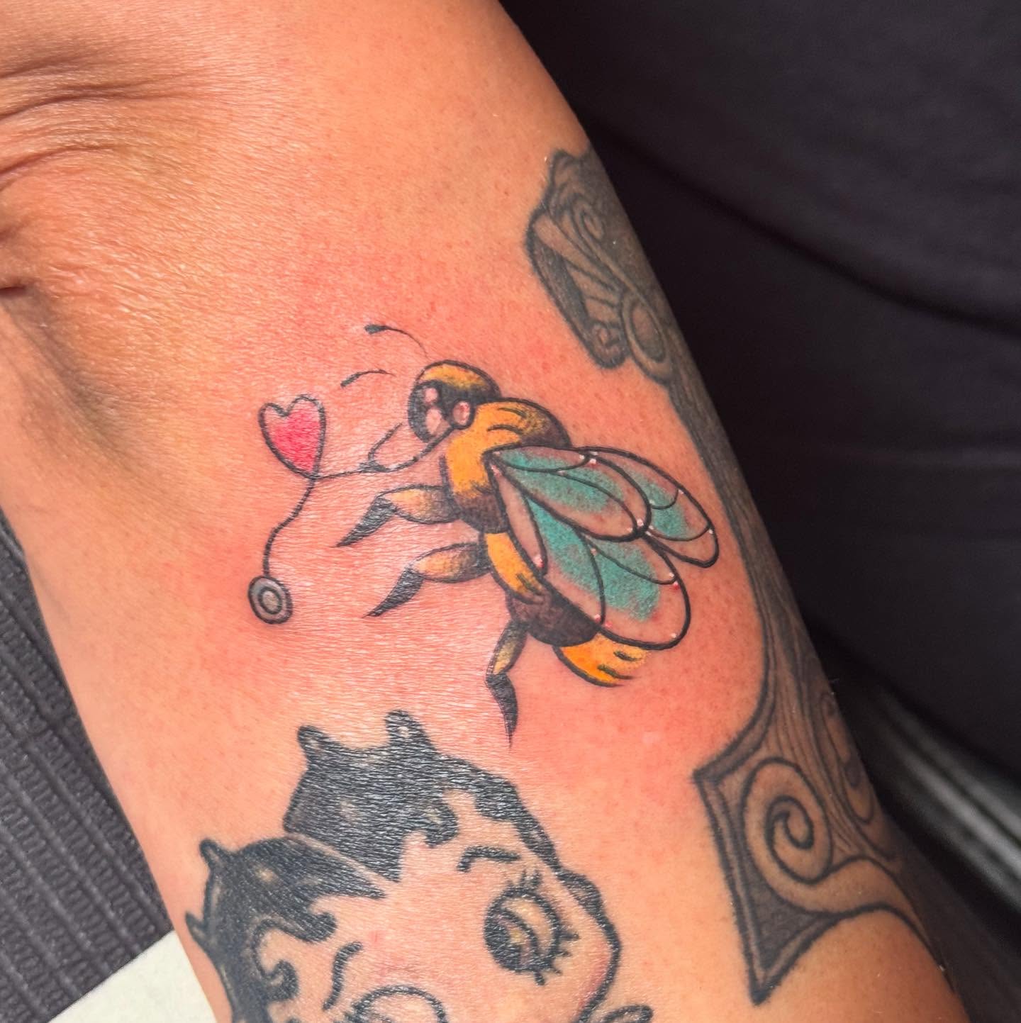 Tattoo by @angeltiburona — american_traditional