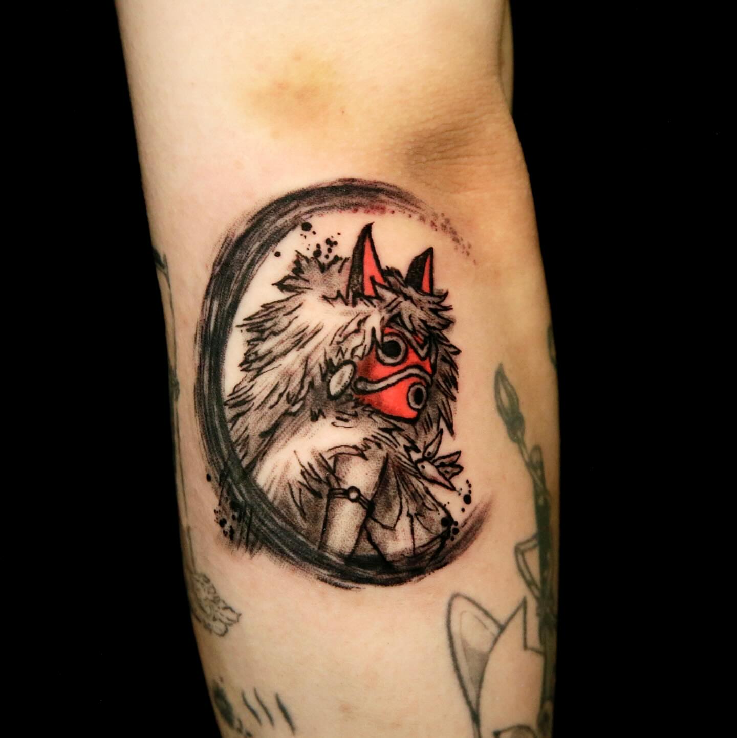 Tattoo by @echo.tattoos — dotwork, dark_realism