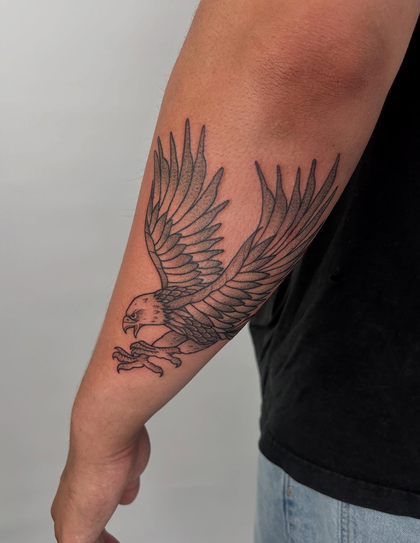 Tattoo by @notmarytattoos — black_and_grey
