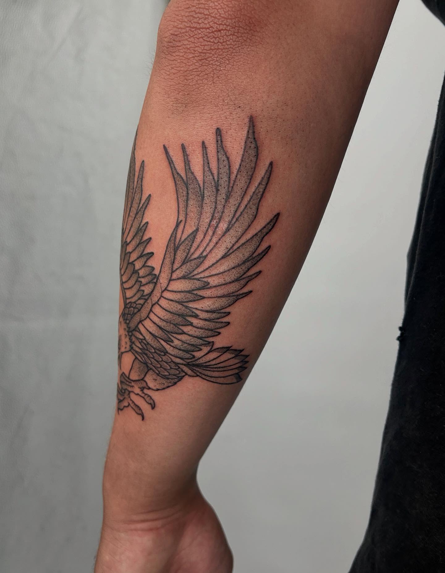 Tattoo by @notmarytattoos — dotwork