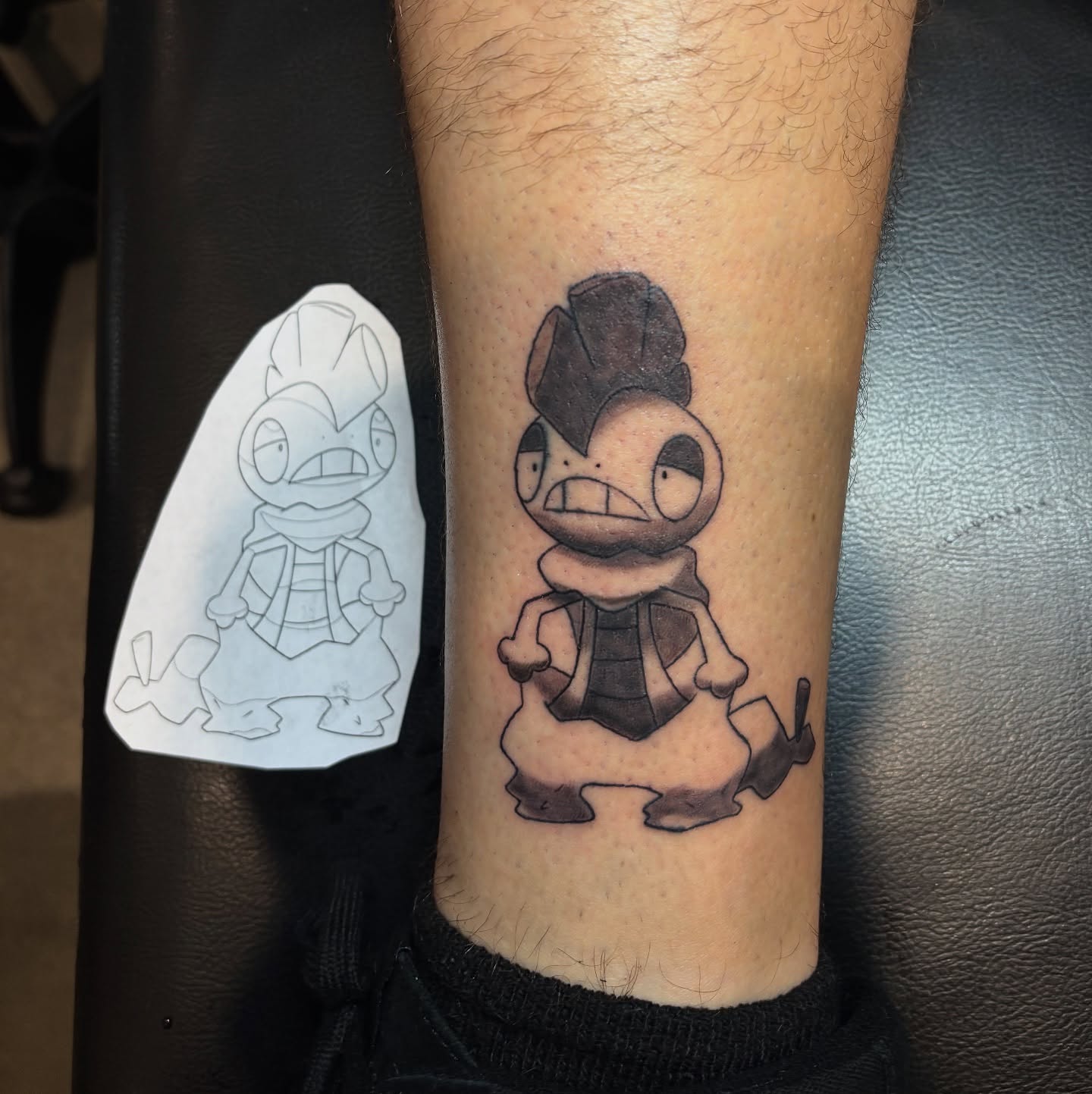 Tattoo by @colourblindtattoo — black_and_grey