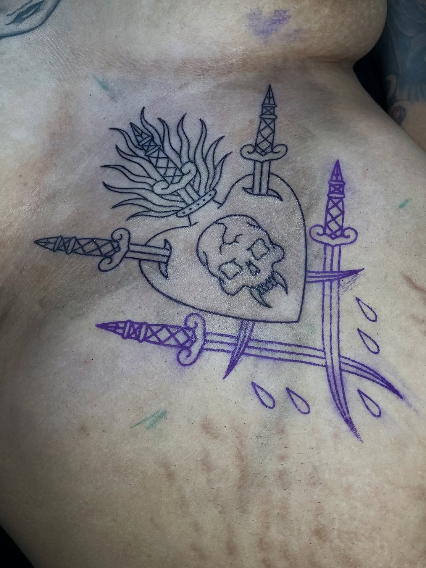 Tattoo by @skullinkmarie β neo_traditional, geometric
