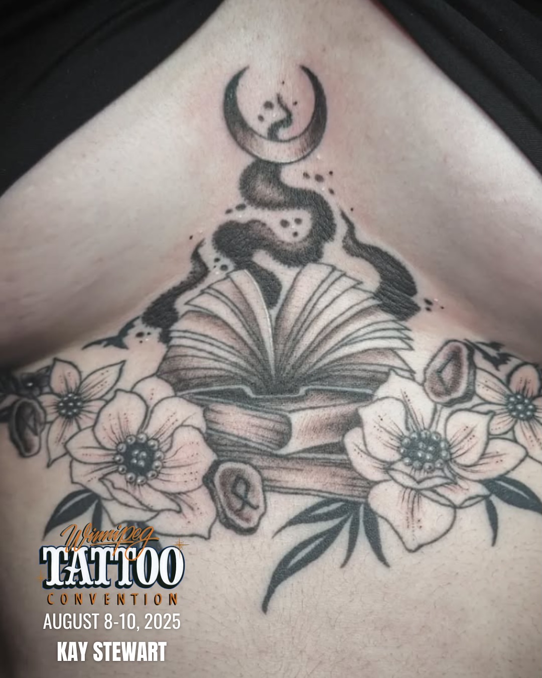 Tattoo by @cabinfevertattoo — black_and_grey
