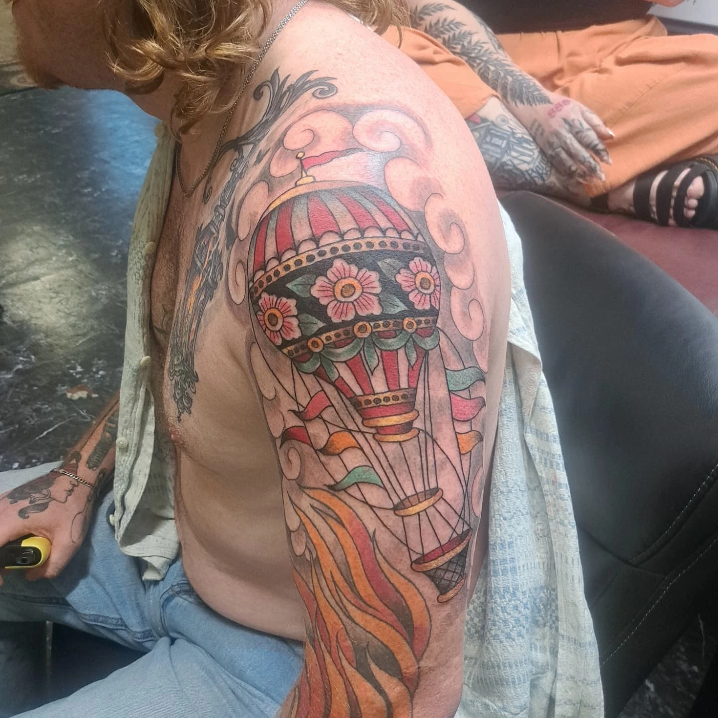 Tattoo by @birdshizzel — american_traditional, ornamental