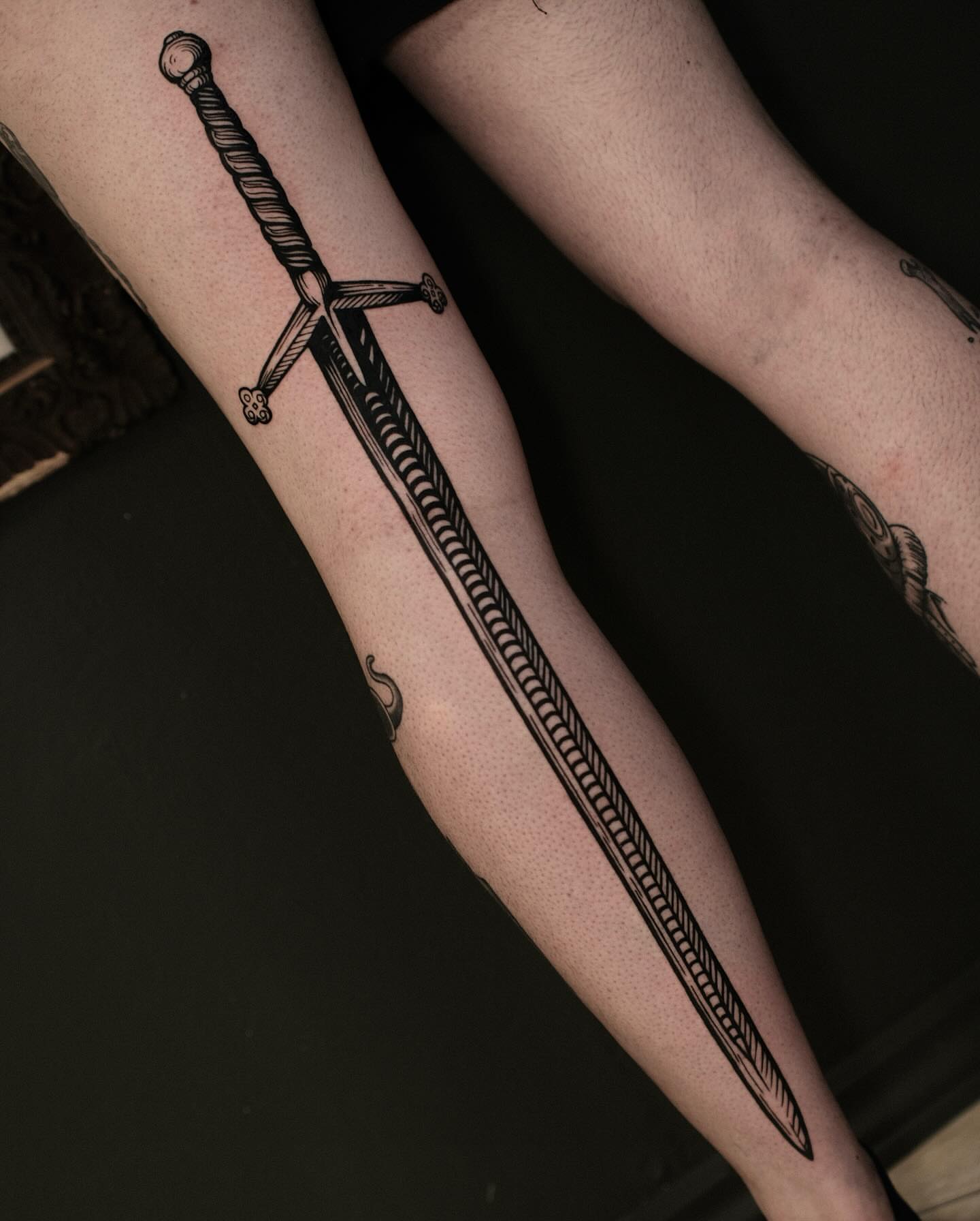 Tattoo by @staydoomed — black_and_grey