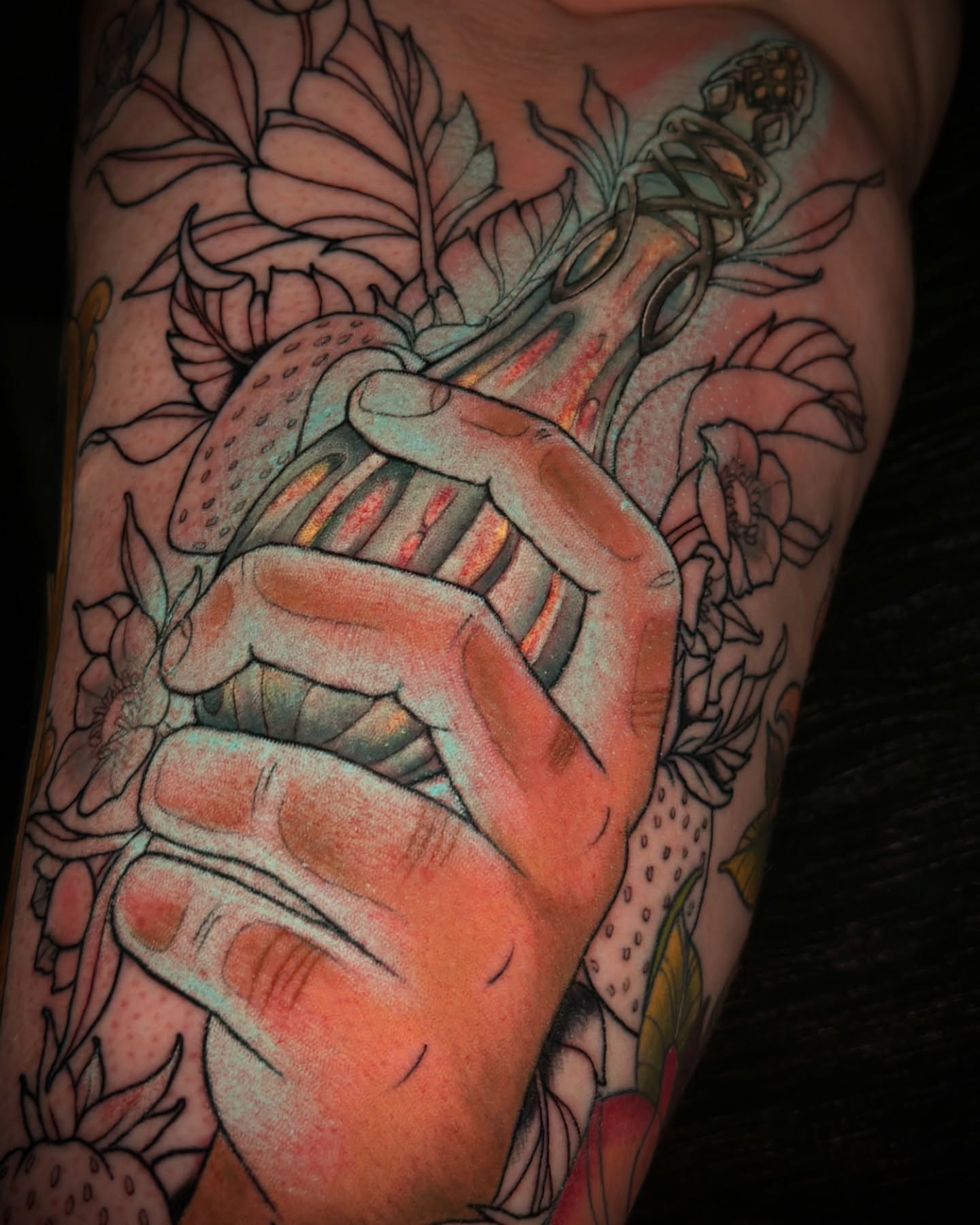 Tattoo by @becca__joy — american_traditional, dotwork
