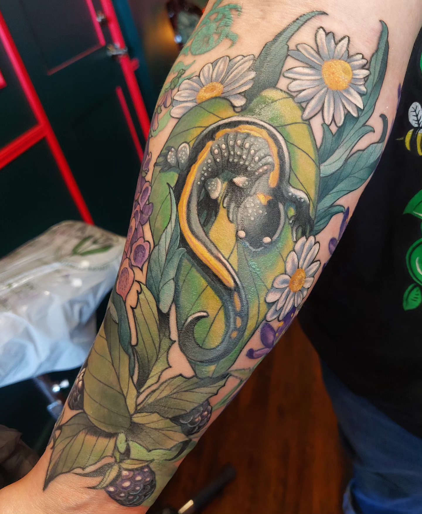 Tattoo by @daniwilsonart — dotwork, realism