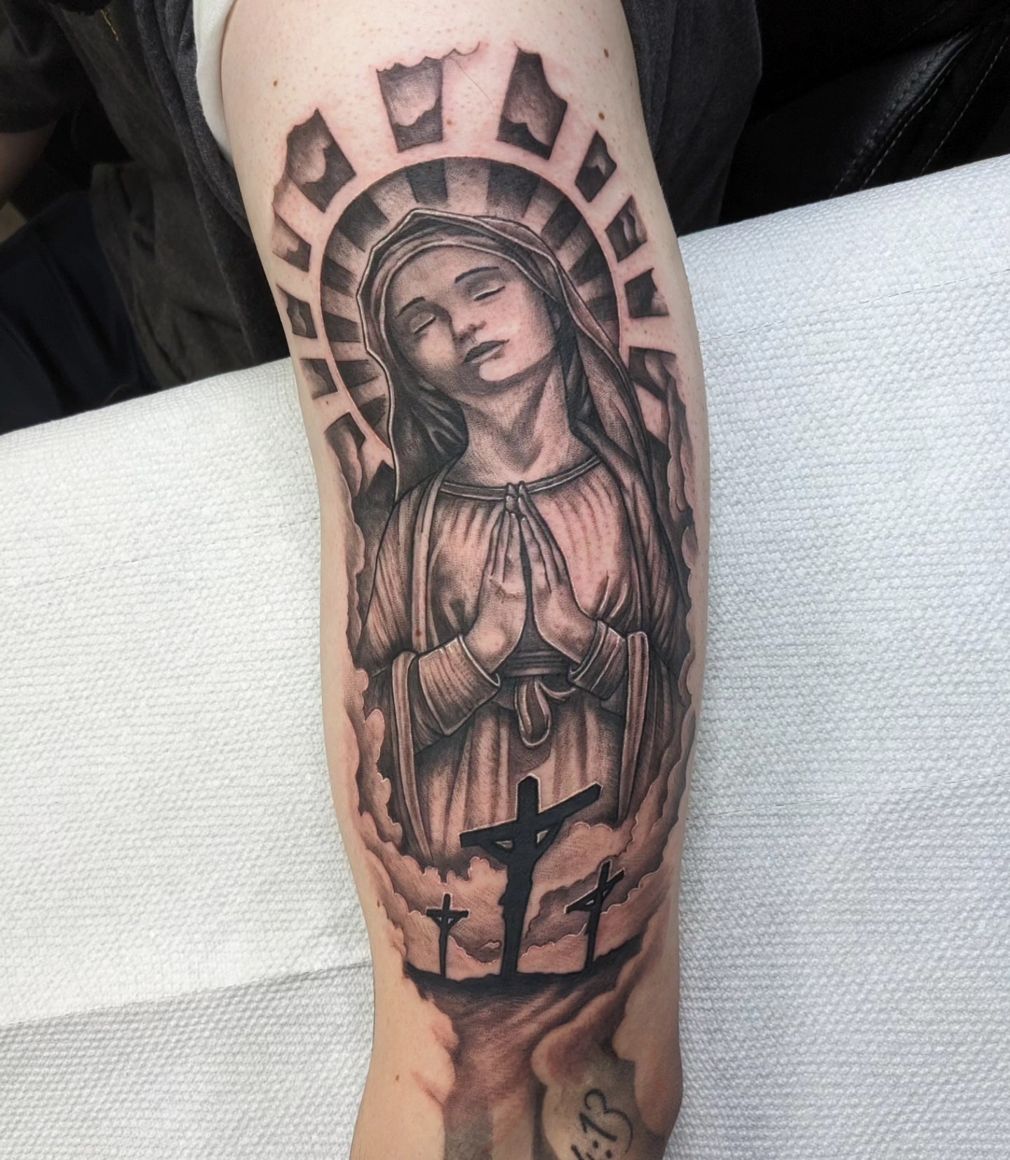 Tattoo by @infinite_enigma — black_and_grey, realism
