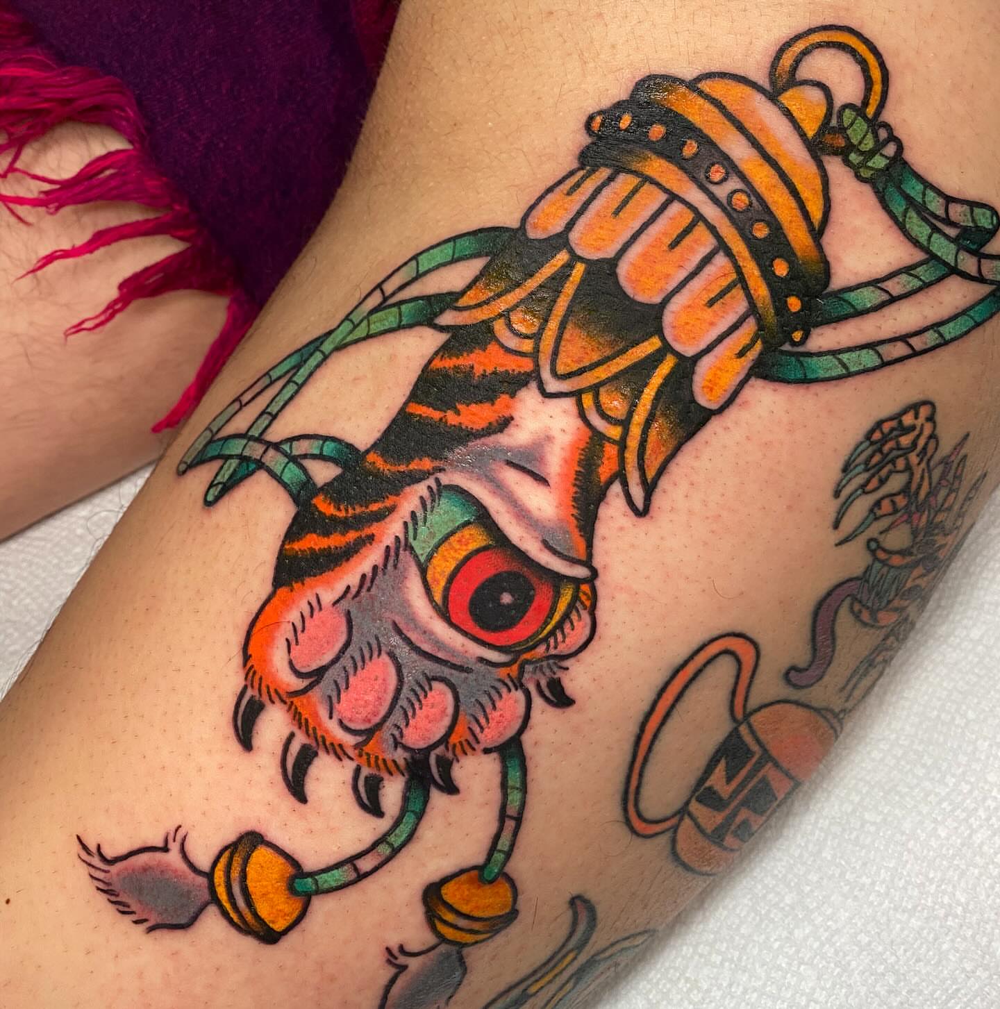 Tattoo by @trashcattattoos — american_traditional