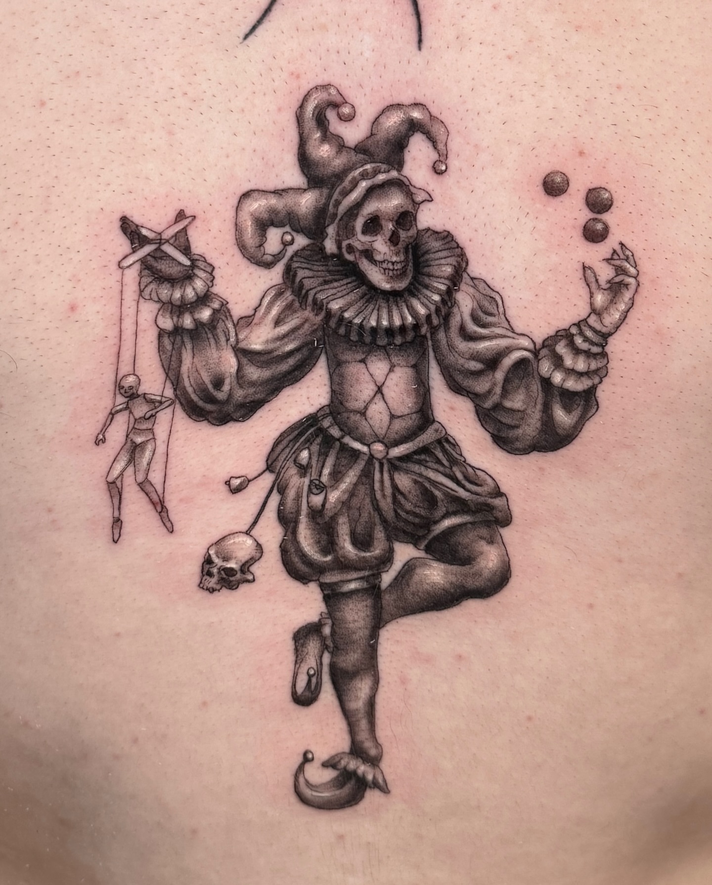 Tattoo by @madamartyr — black_and_grey, realism