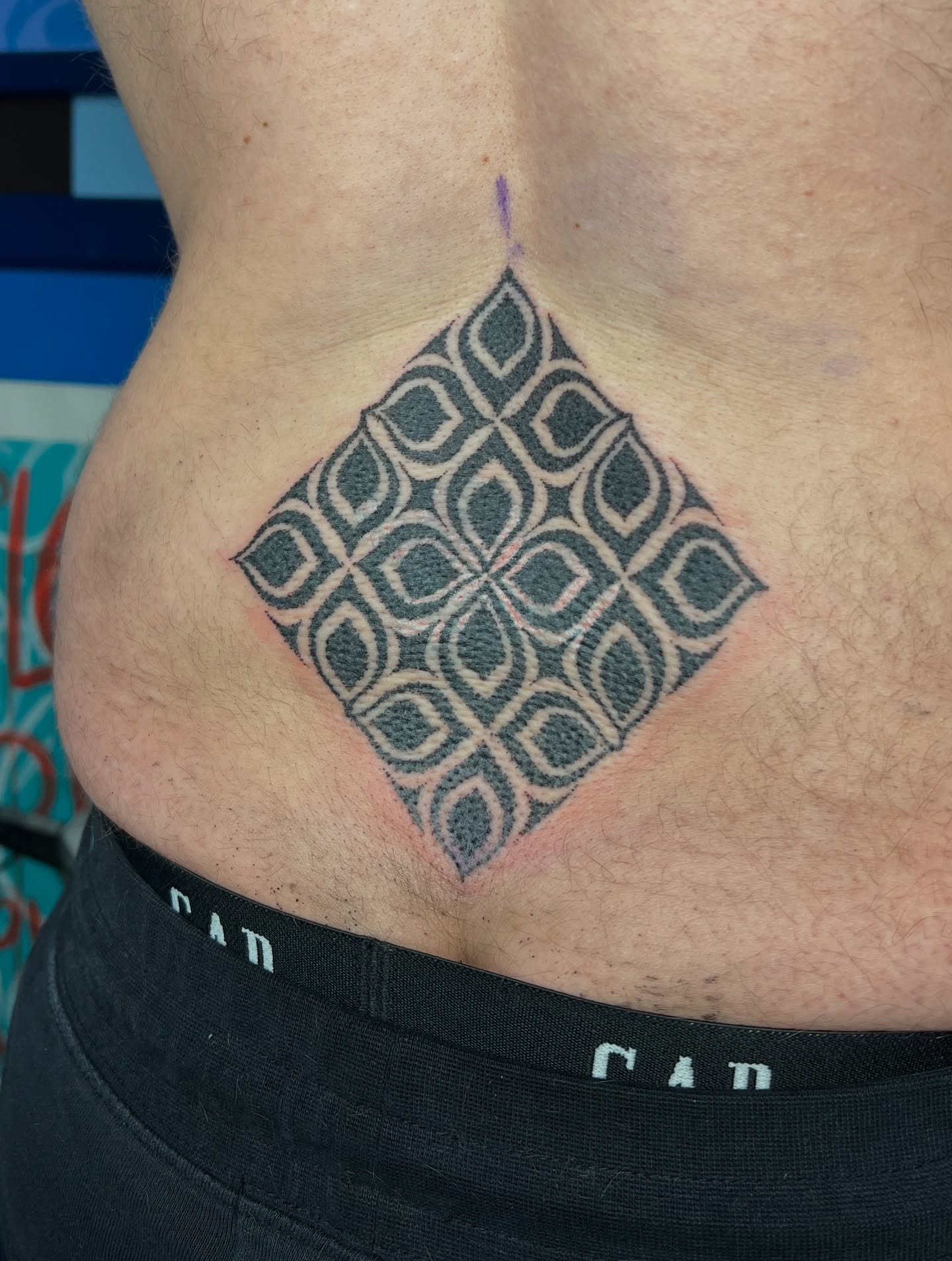 Tattoo by @bombaypainco — geometric