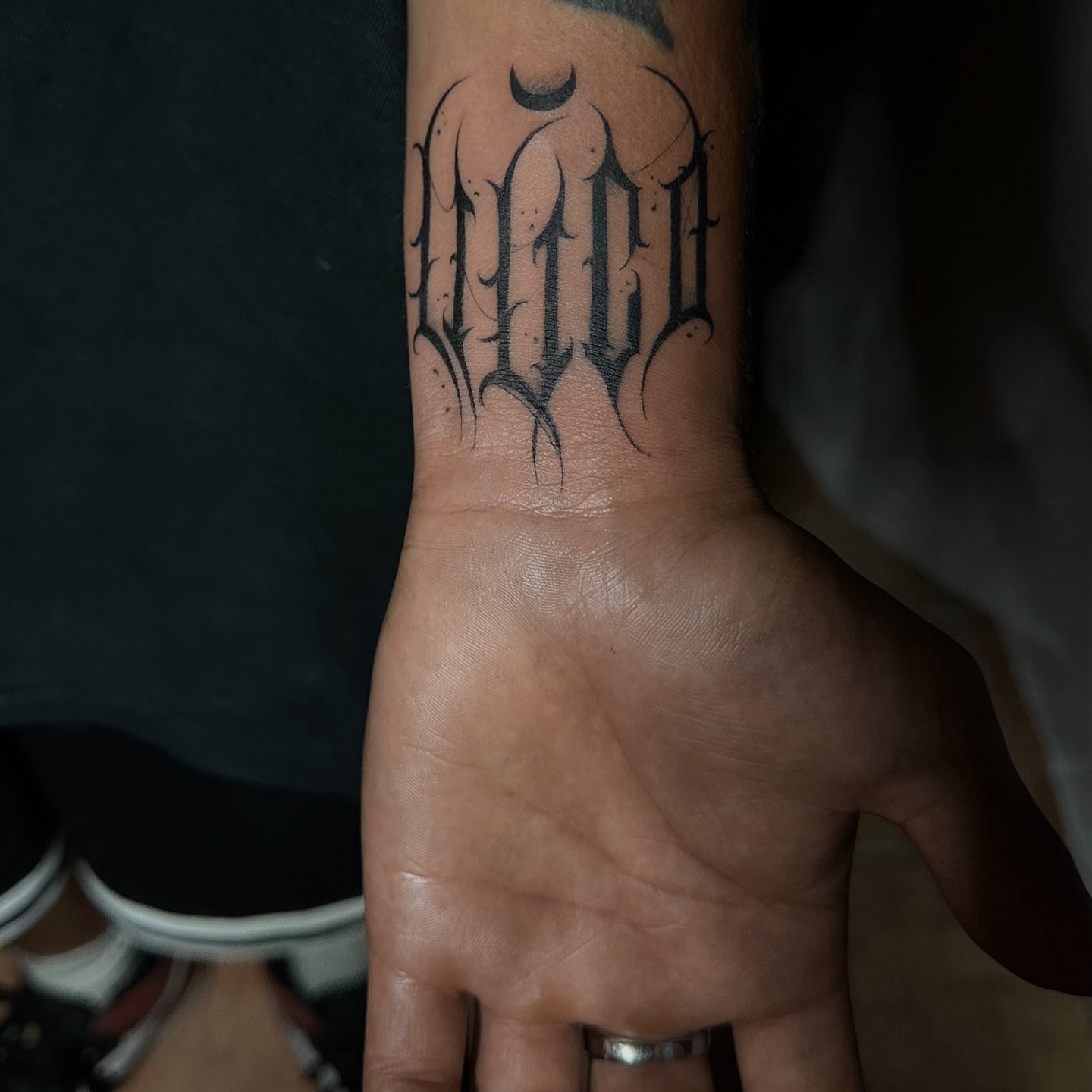 Tattoo by @casperthefriendlytattooer — lettering_script