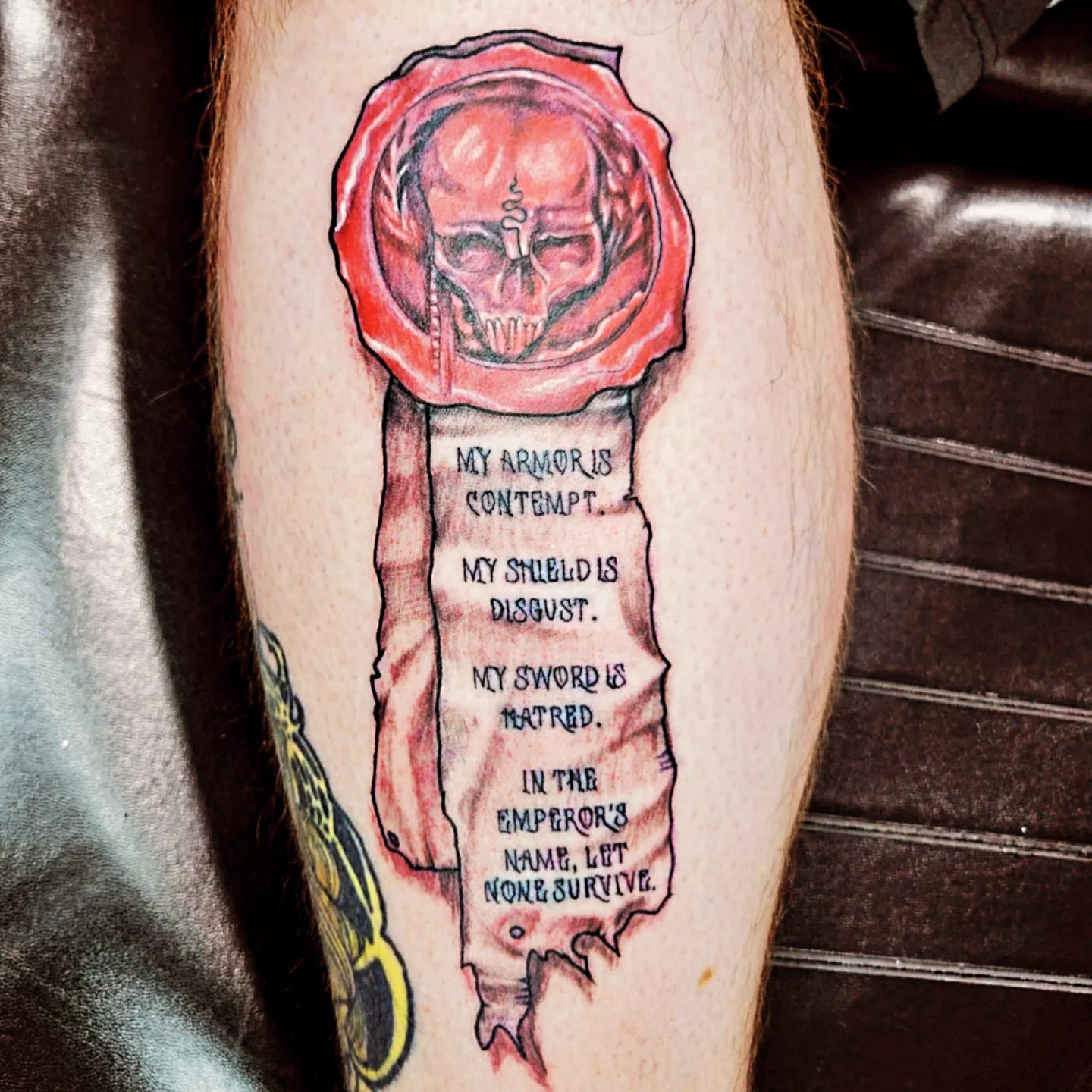 Tattoo by @tedslaymaker — dotwork