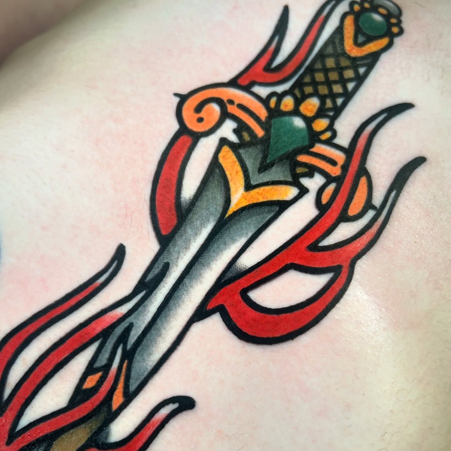 Tattoo by @catzilla_tattoos — american_traditional