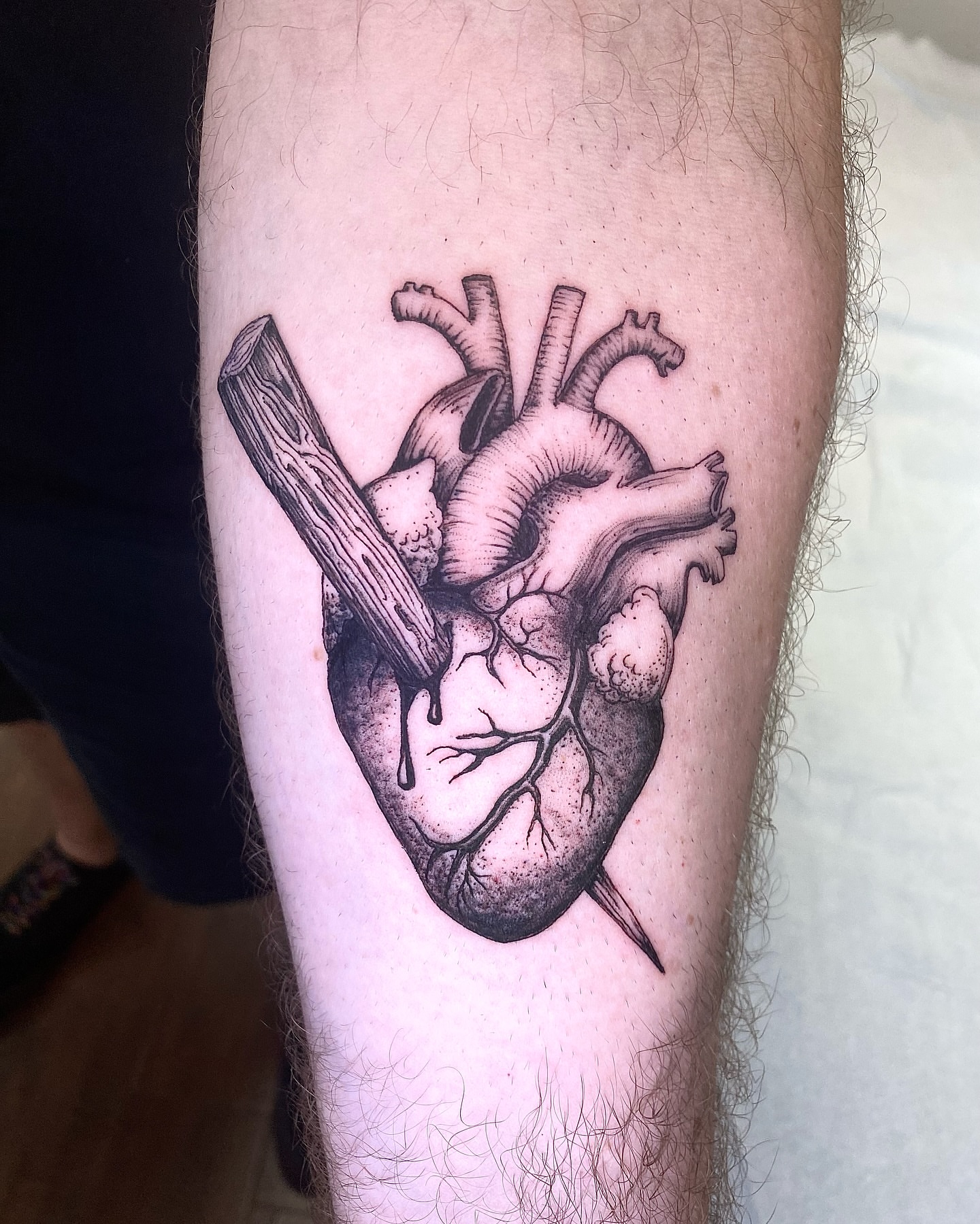 Tattoo by @axelhoney — black_and_grey, realism