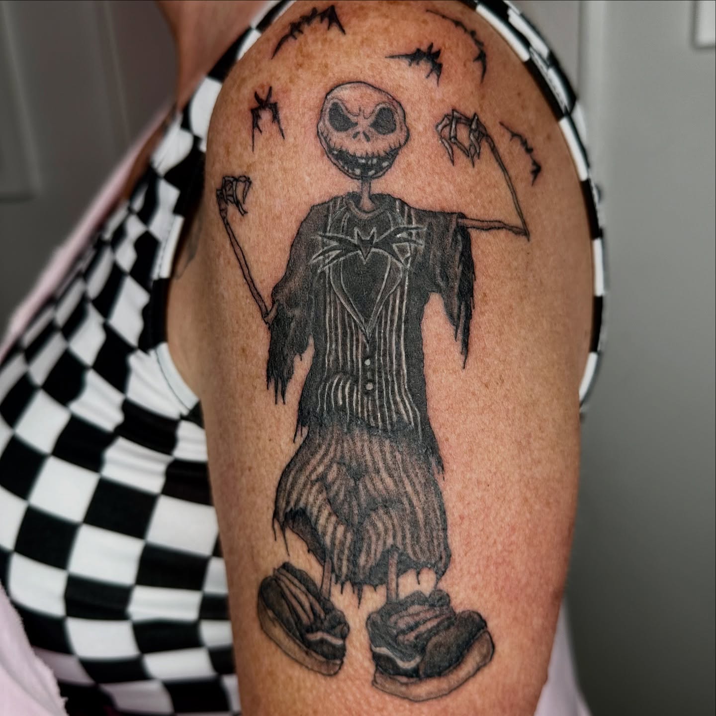 Tattoo by @madonna_the_slut — black_and_grey
