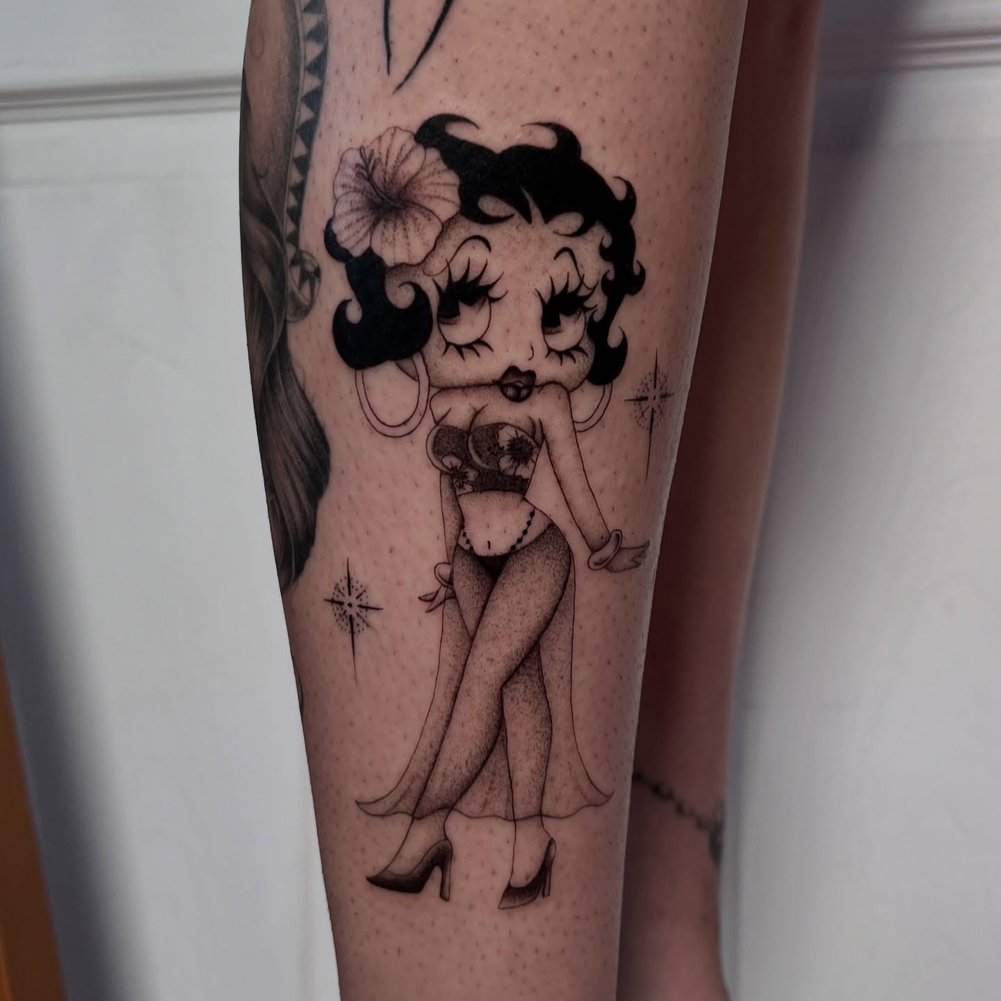 Tattoo by @ashleyworldpeace — dotwork
