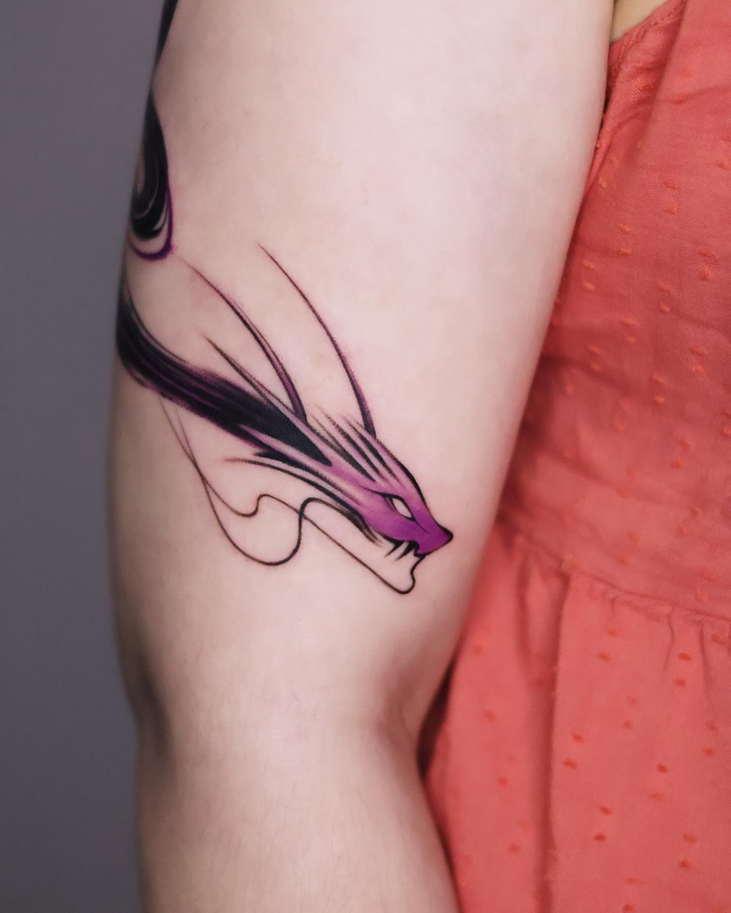 Tattoo by @kaki_tattooer — dotwork
