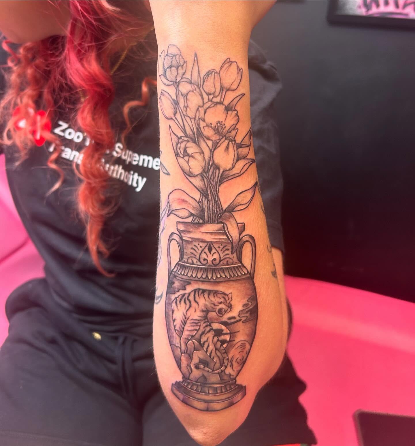 Tattoo by @mar.tattedfairy — black_and_grey