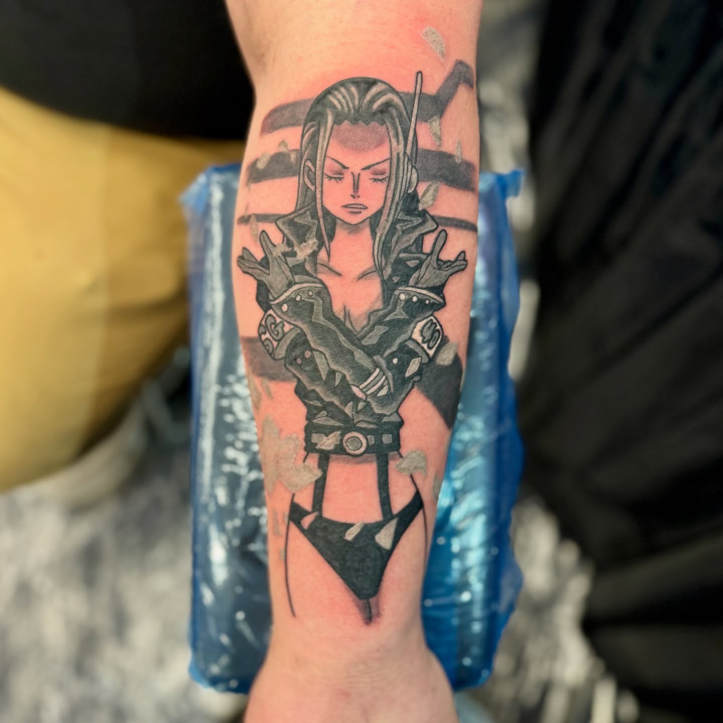 Tattoo by @injectintelligence — anime