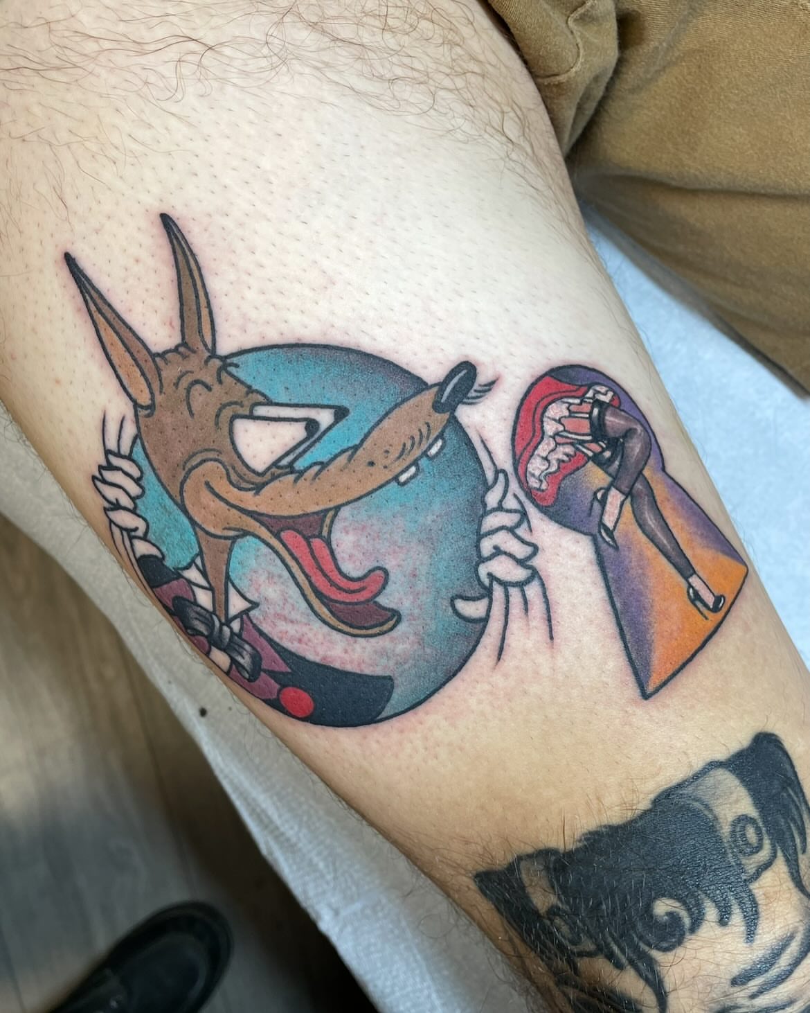 Tattoo by @markgalvan — new_school